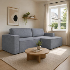 Corner Sofa Bed Como in Dark Grey, image 16