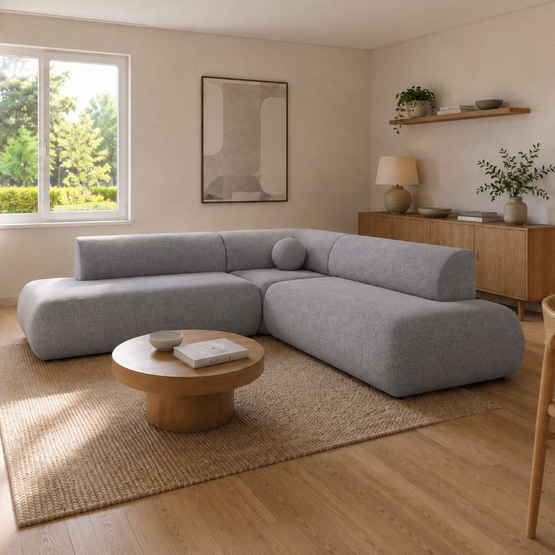 Corner Sofa Bed Puente II in Dark Grey, image 7