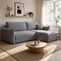 Corner Sofa Bed Allora in Dark Grey, image 24