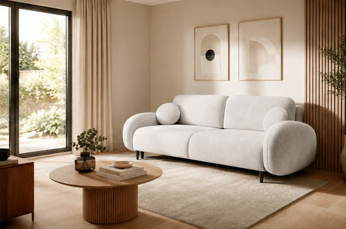 Sofa Bed Soft in Light Grey, image 9