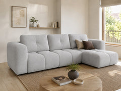 Corner Sofa Bed Modi III in Light Grey, image 17