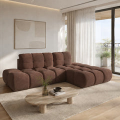 Corner Sofa Bed Noel in Brown, image 18