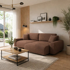 Corner Sofa Bed Rima in Brown, image 22