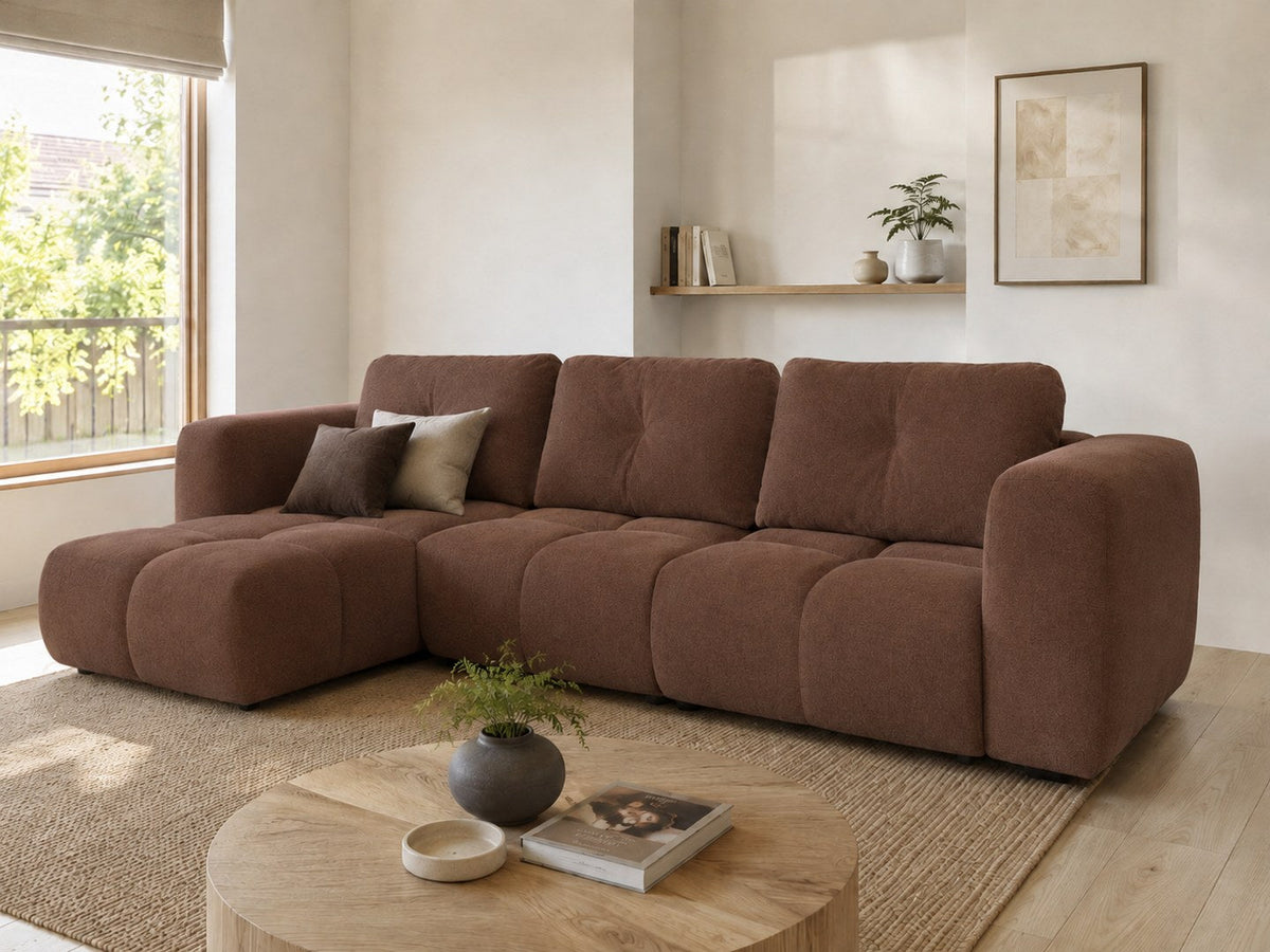 Corner Sofa Bed Modi III in Brown, image 18