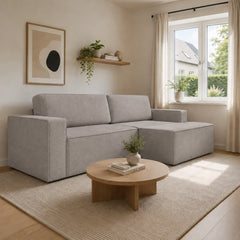 Corner Sofa Bed Como in Grey, image 10