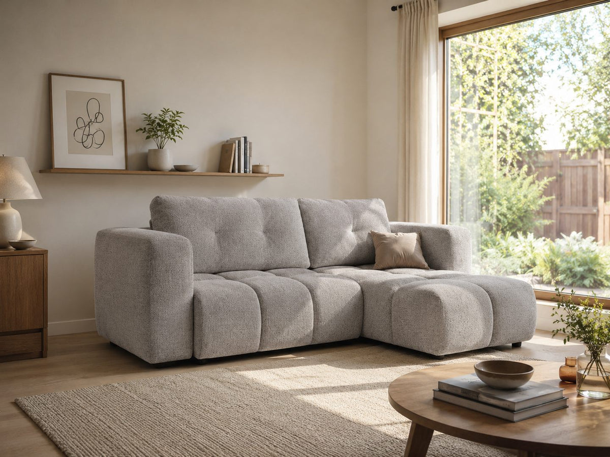 Corner Sofa Bed Modi II in Grey, image 3