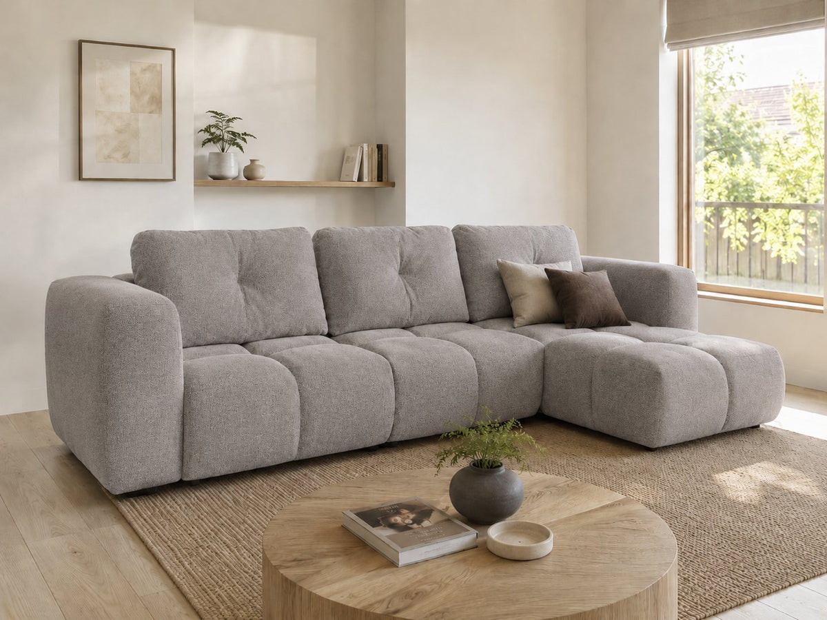 Corner Sofa Bed Modi III in Grey, image 3
