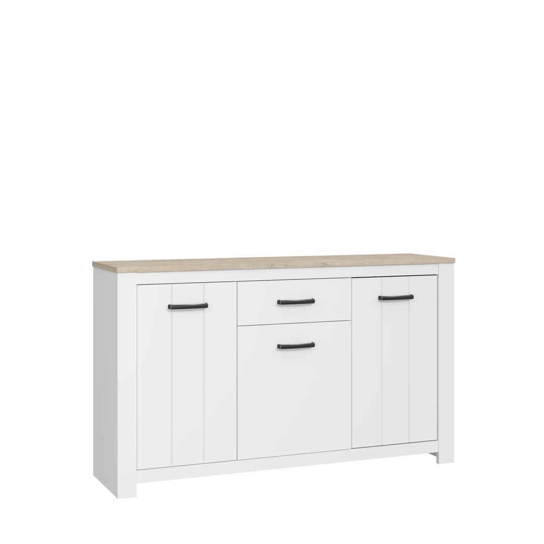 Elara Sideboard Cabinet 161cm in White, image 2