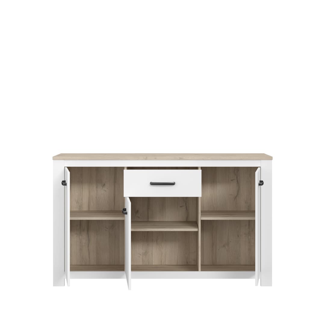 Elara Sideboard Cabinet 161cm in White, image 5