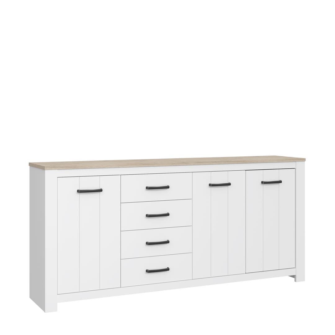 Elara Sideboard Cabinet 206cm in White, image 2
