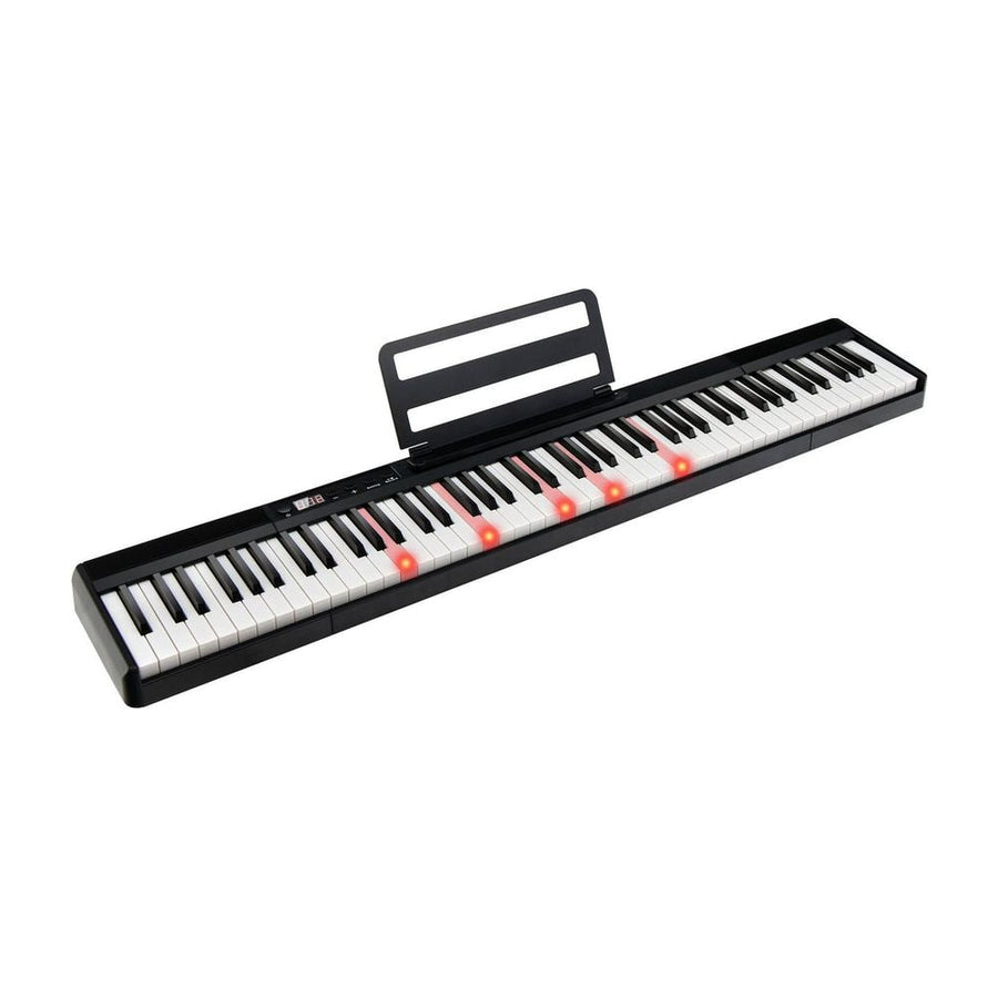 88-Key Electronic Keyboard with Storage Bag for Kids and Adults-Black