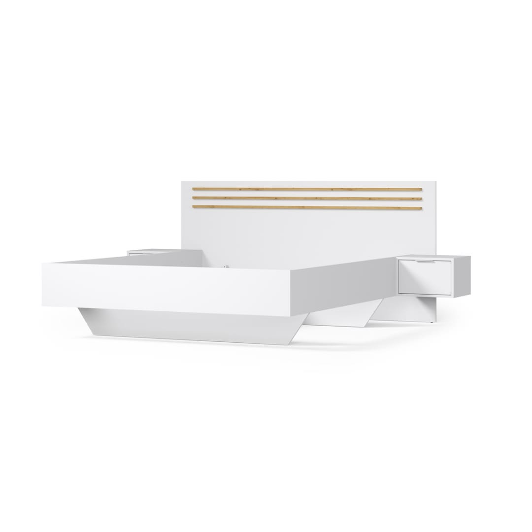 Florencja Bed Frame With Bedside Cabinets [EU - product image 2