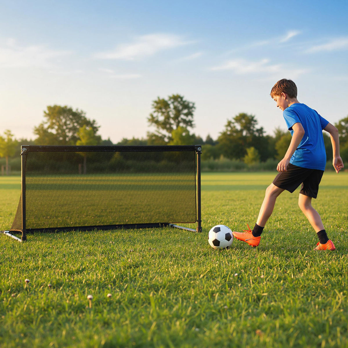 Foldable Pop-up Soccer Goal with Net-L