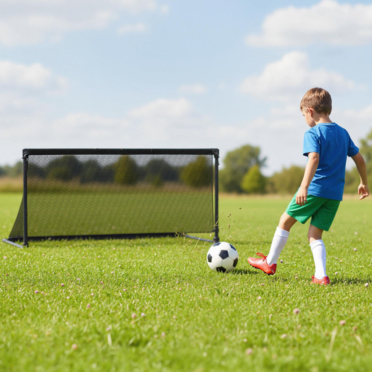 Foldable Pop-up Soccer Goal with Net-M