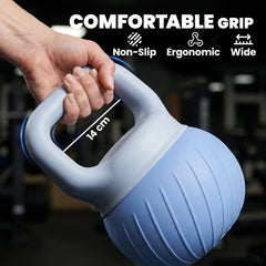SPORTNOW Soft Kettlebell, 10kg Kettle Bell with Anti-Slip Grip for Home Gym Weight Lifting and Strength Training