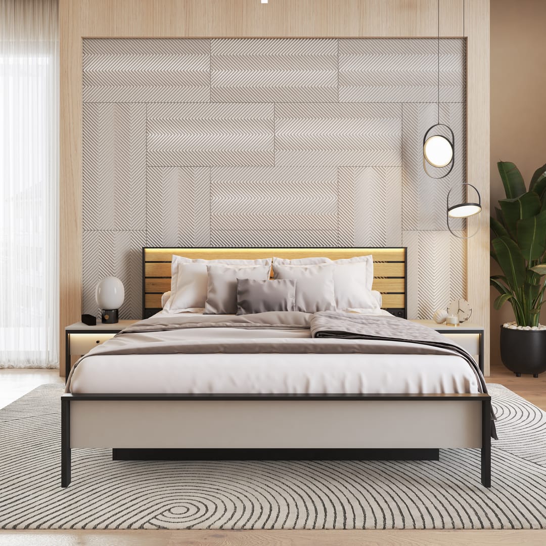 Gris Ottoman Bed EU King product image