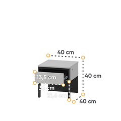 Gris Bedside Table 40cm - product image 4