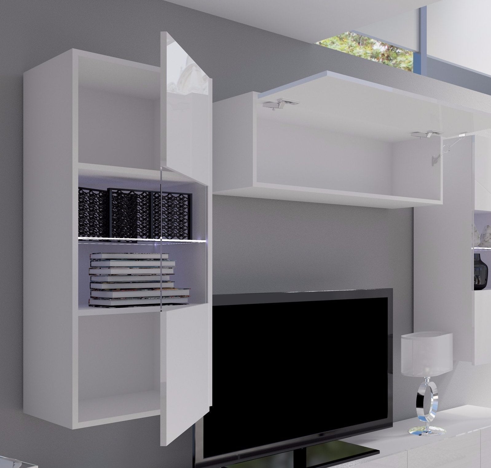 Calabrini 4 Entertainment Unit For TVs Up To 42"