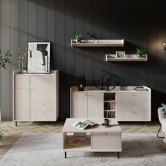 Grande GR11 Coffee Table 97cm in Beige, image 3