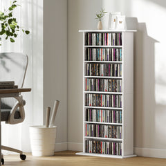 HOMCOM 360 CD Storage Unit - White