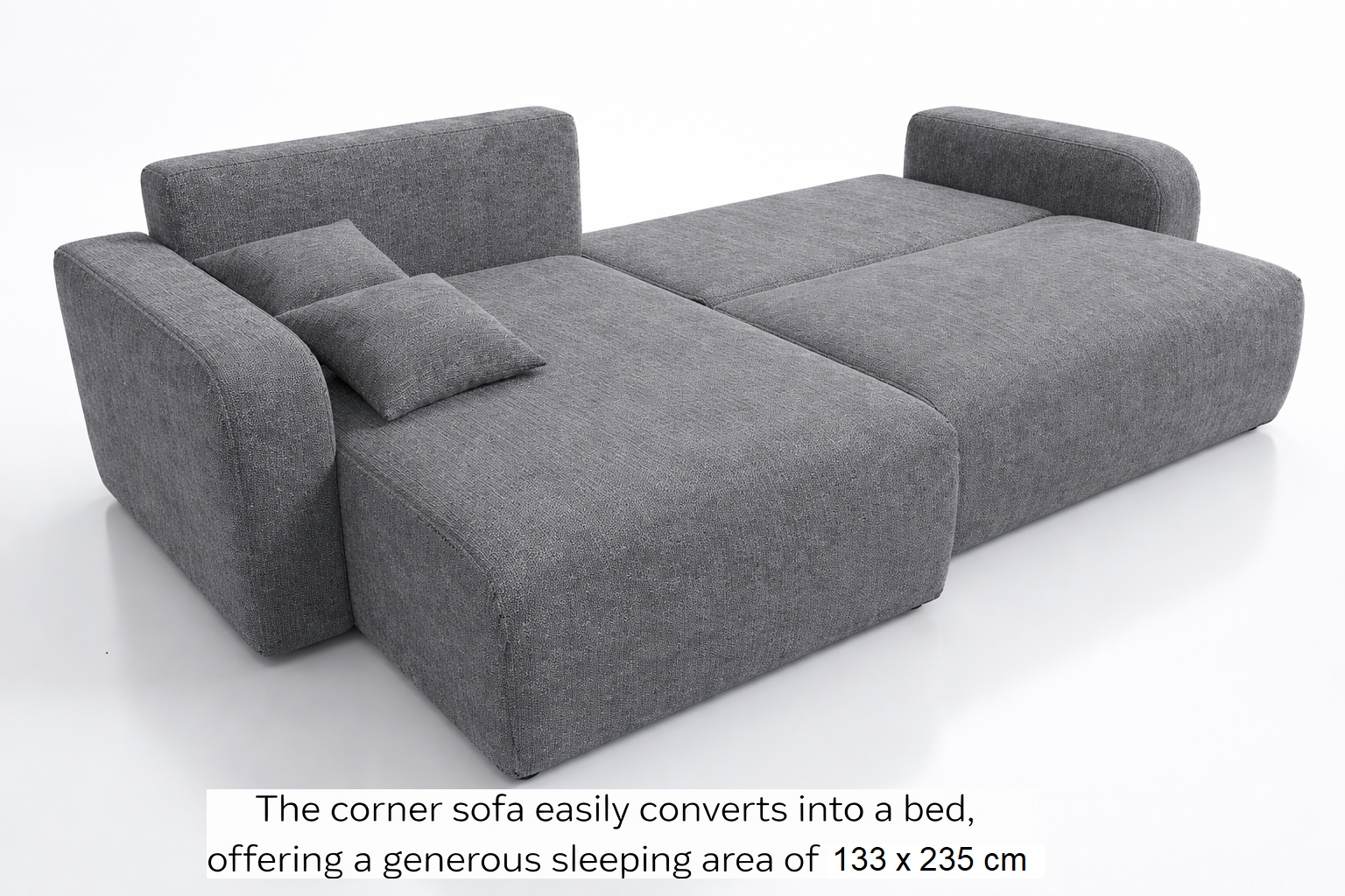 Corner Sofa Bed HAVANA Beige