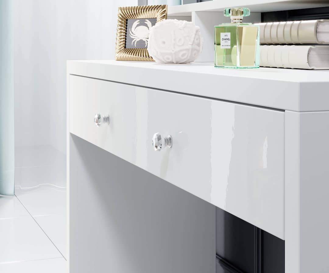Aria Dressing Table With Mirror 120cm - product image 5