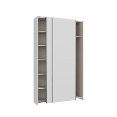 Hofsa Sliding Door Wardrobe 120cm in White, image 4