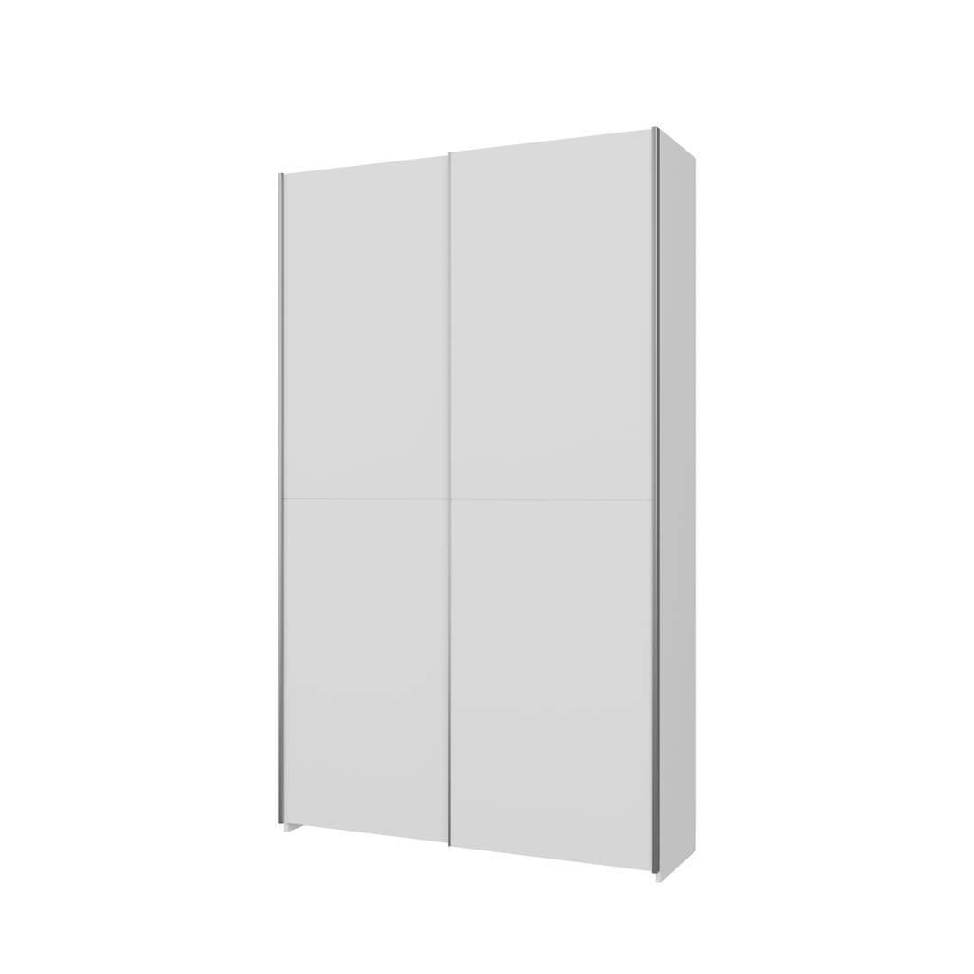 Hofsa Sliding Door Wardrobe 120cm in White, image 7