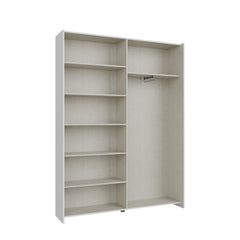 Hofsa Sliding Door Wardrobe 150cm in White, image 3