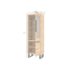 Halle 05 Tall Display Cabinet 84cm - product image 4