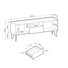 Harmony TV Cabinet 144cm - product image 5
