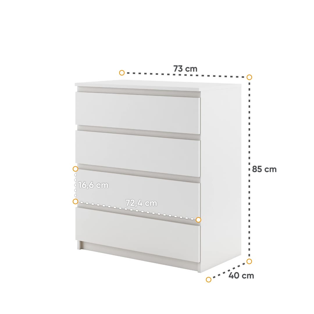 Idea ID-06 Chest of Drawers 73cm - product image 3