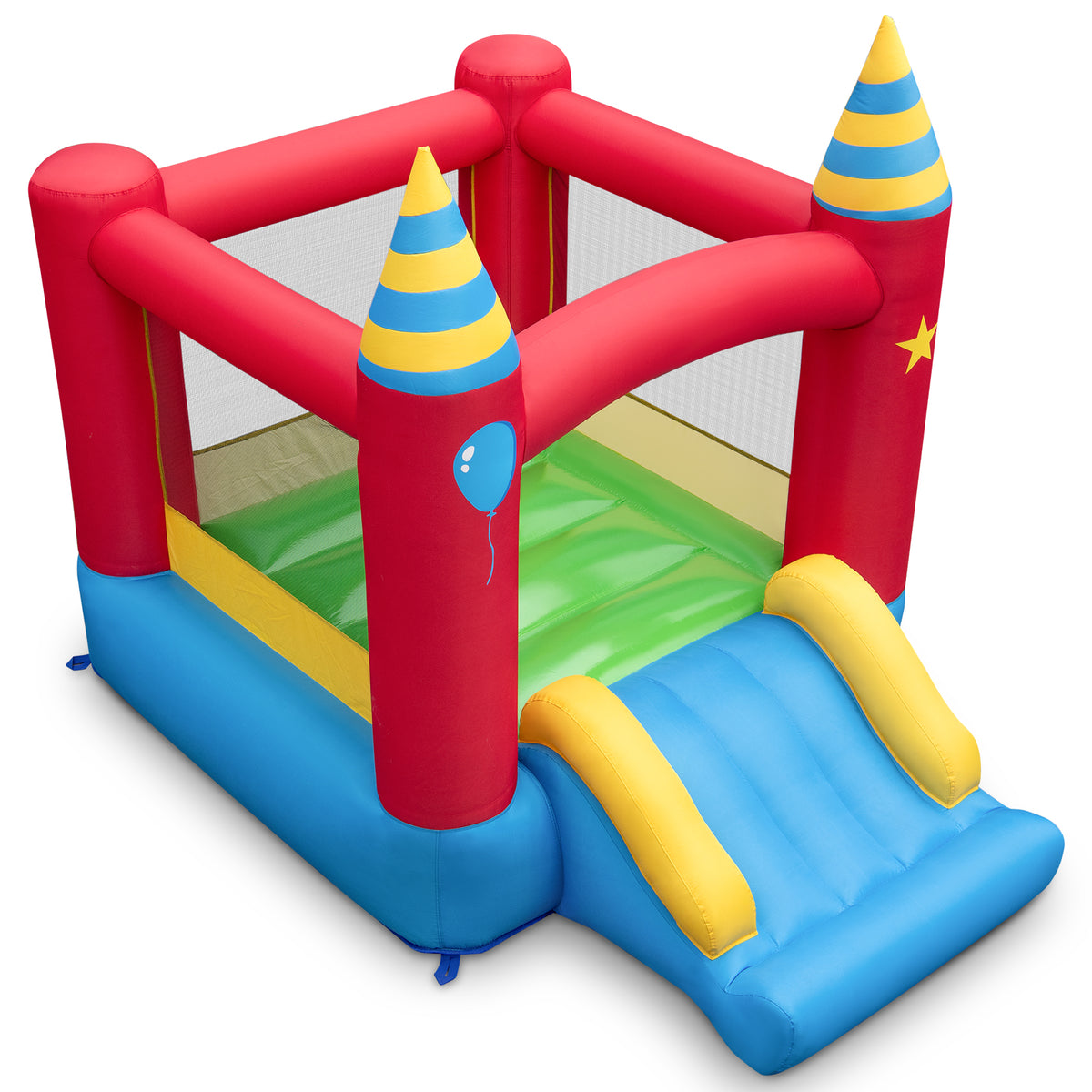 Inflatable Bounce Castle with Stakes without Blower