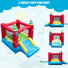 Inflatable Bounce Castle with Stakes without Blower