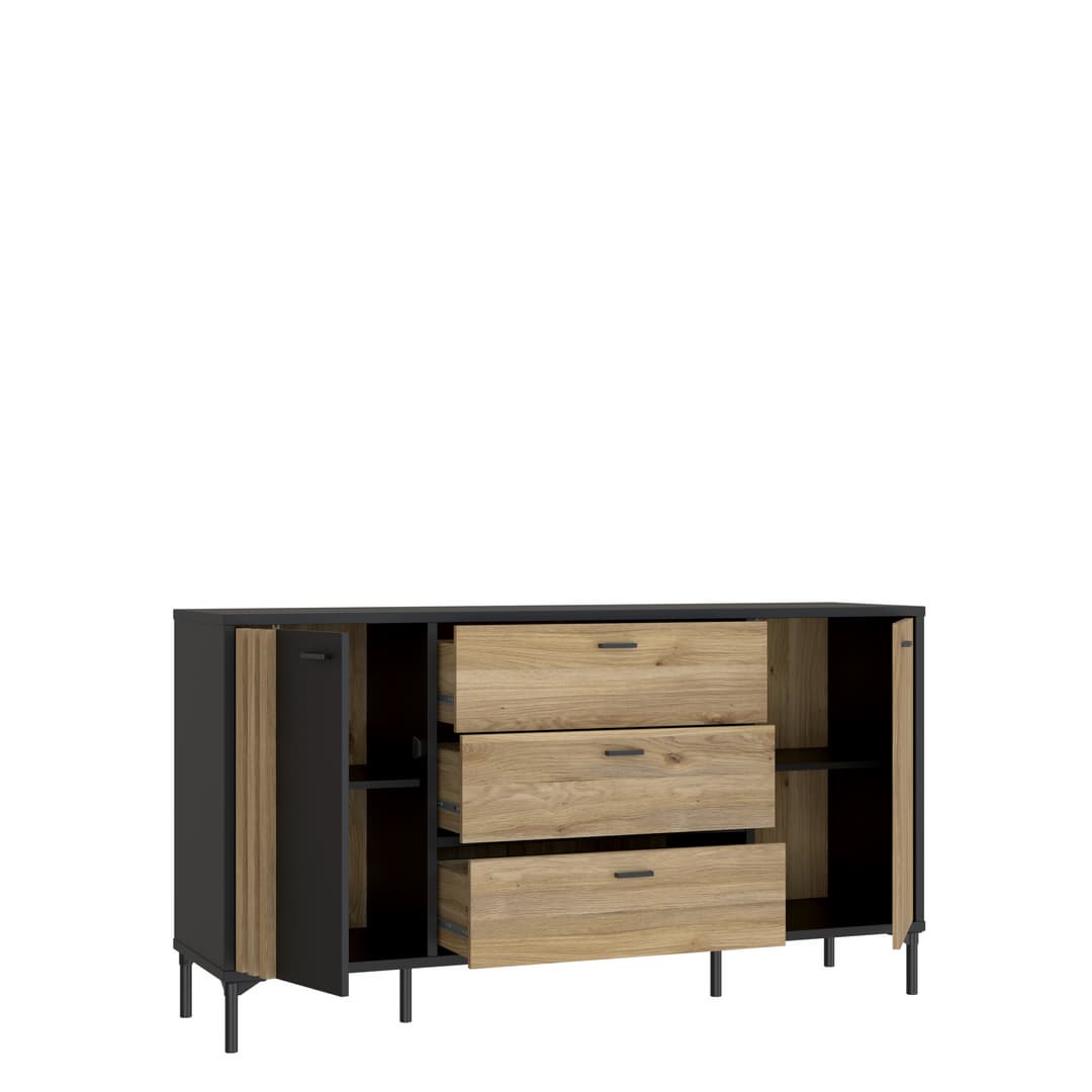 Joakimis Chest Of Drawers 160cm in Oak Mauvella, image 3