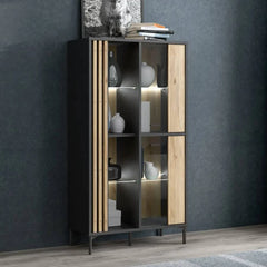 Joakimis Display Cabinet 87cm in Oak Mauvella, image 10