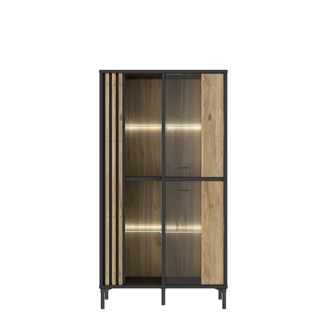 Joakimis Display Cabinet 87cm in Oak Mauvella, image 7