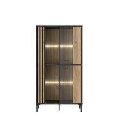 Joakimis Display Cabinet 87cm in Oak Mauvella, image 7