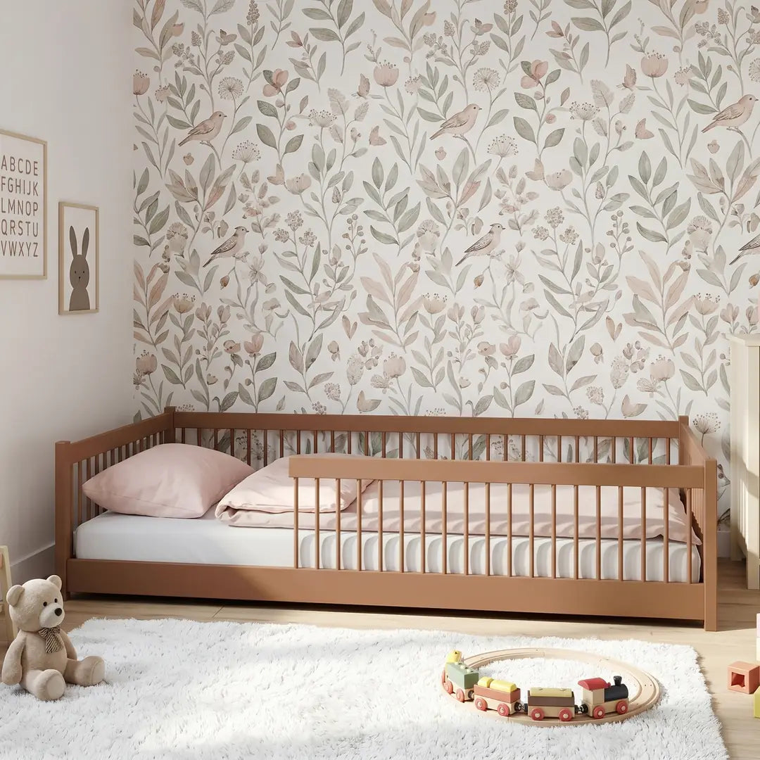 Wooden Single Bed Junior in Cinnamon, image 4