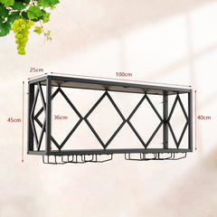 Wall Mounted Wine Rack