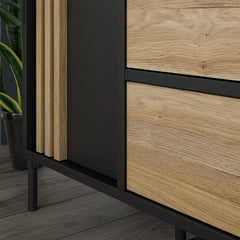 Joakimis Chest Of Drawers 160cm in Oak Mauvella, image 8