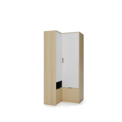 Kanu KN-01 Corner Wardrobe 102cm in White, image 4