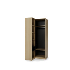 Kanu KN-01 Corner Wardrobe 102cm in White, image 2