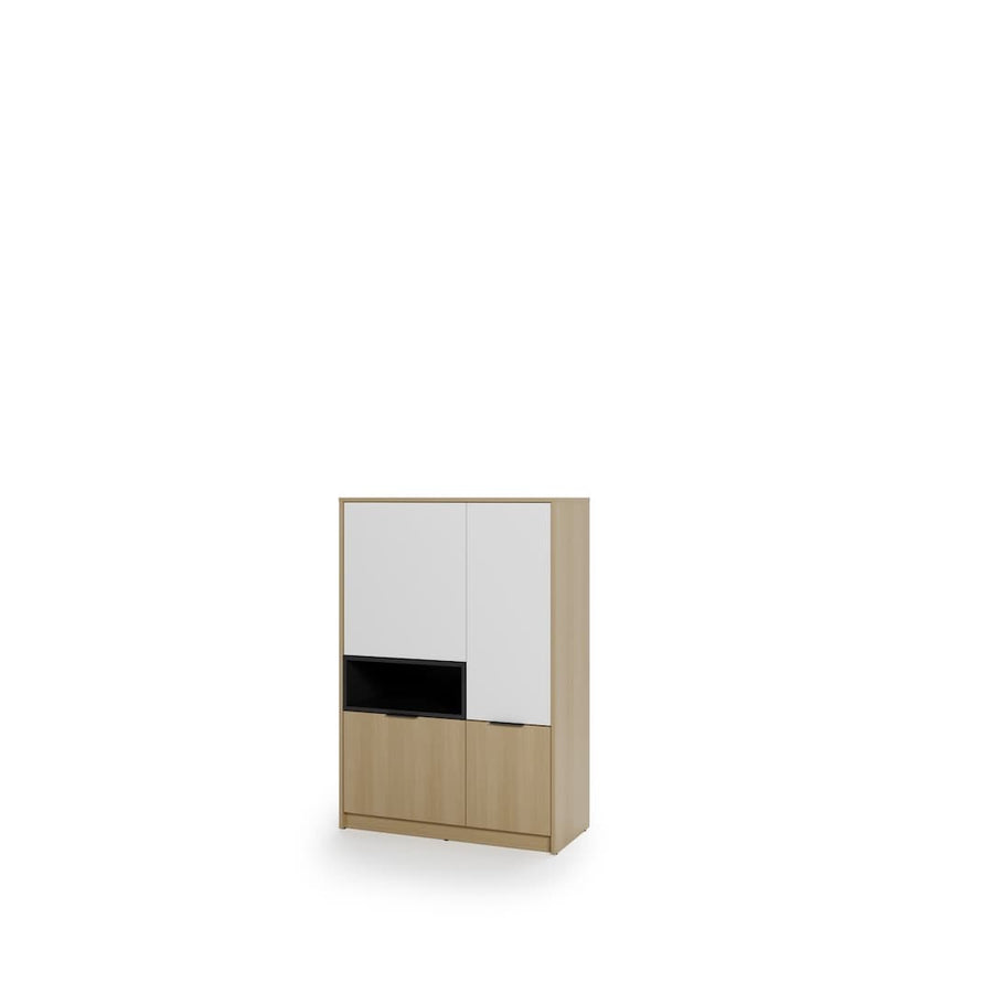 Kanu KN-06 Highboard Cabinet 90cm in White