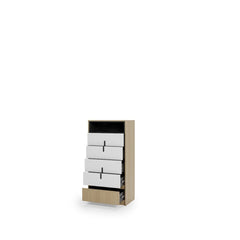 Kanu KN-07 Chest Of Drawers 65cm in White, image 3