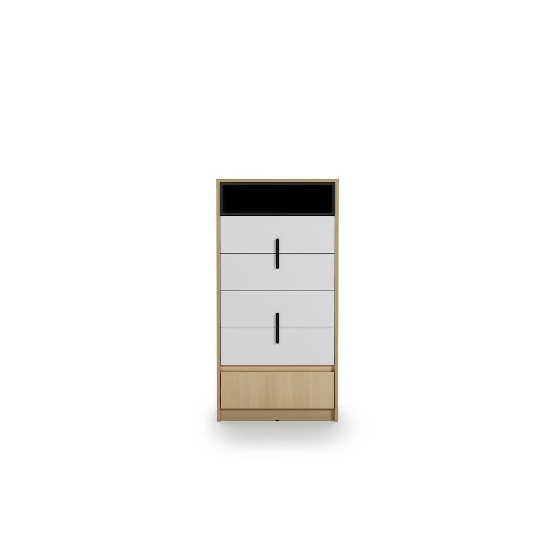 Kanu KN-07 Chest Of Drawers 65cm in White, image 4