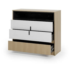 Kanu KN-08 Chest Of Drawers 100cm in White, image 3