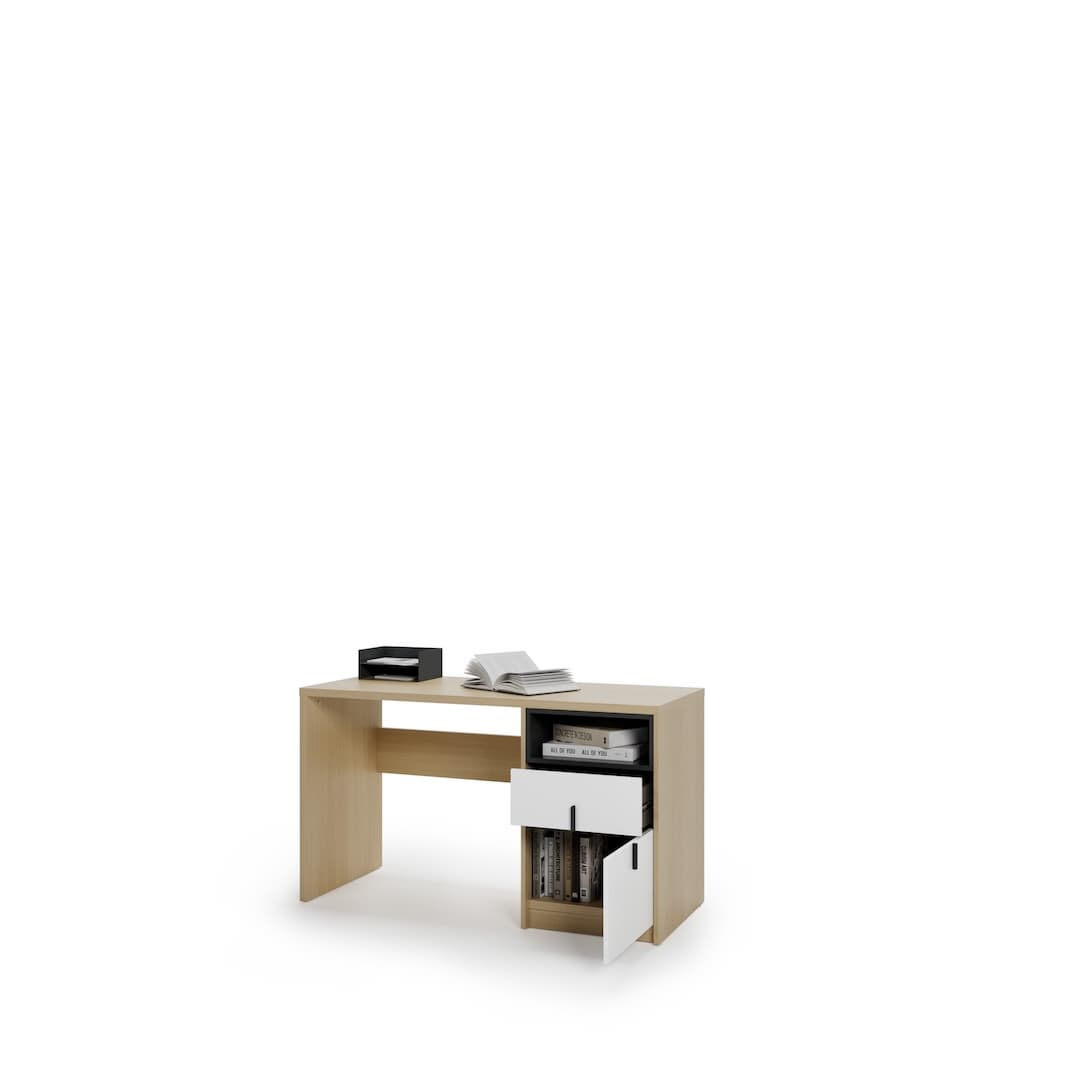 Kanu KN-09 Desk 135cm in White, image 3