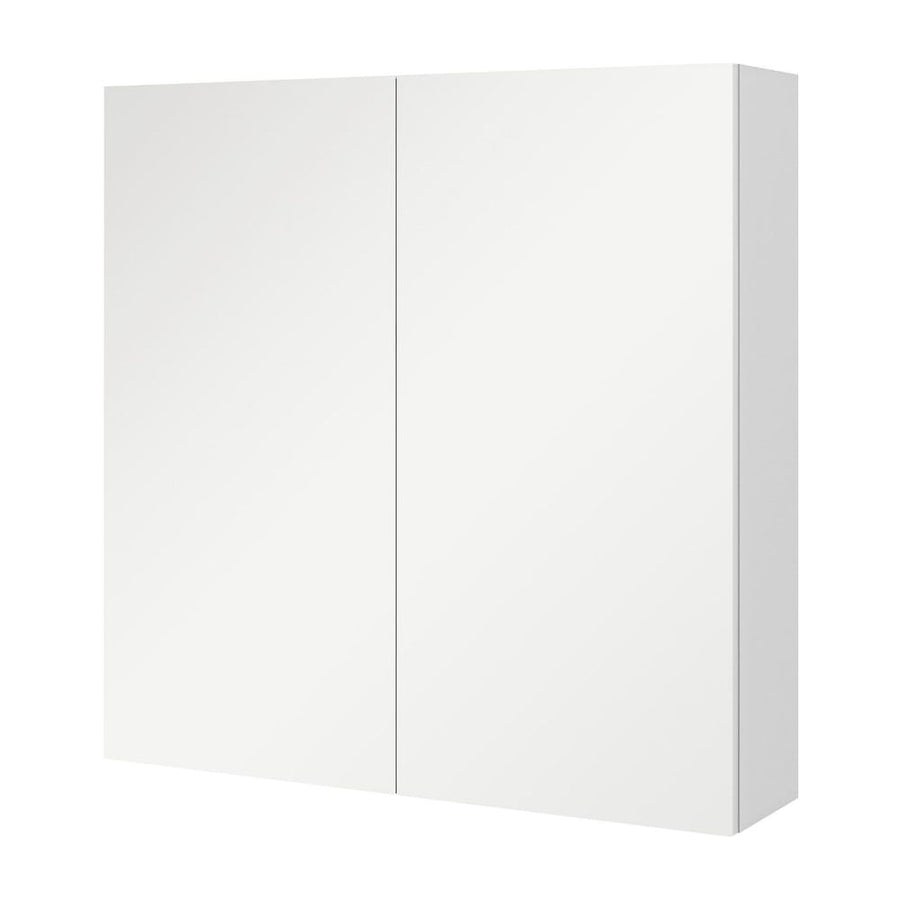 kleankin Bathroom Mirror Cabinet with two doors and a mirrored front