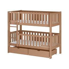 Wooden Bunk Bed Ksawery With Drawers in Cinnamon, image 11